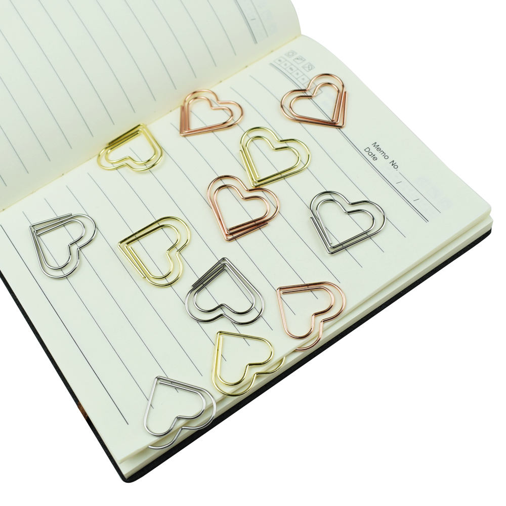 Binder Clip Assorted - Set 12 Buah Klip Kertas Bentuk