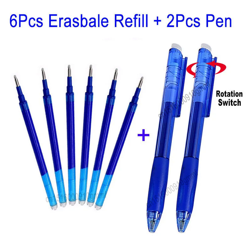 Gel Ink Pen Set - 6 + 2 buah/set 0.7MM pena