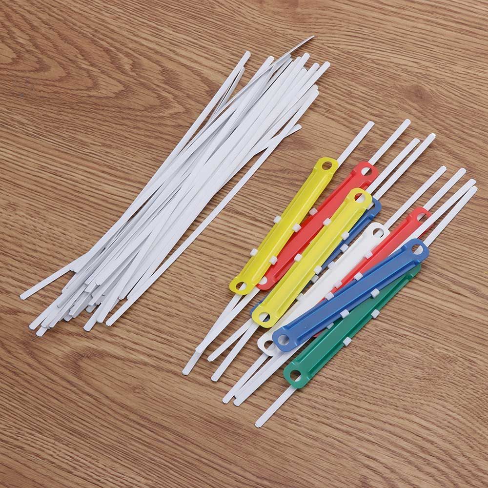 Binder Clip Assorted - 50 Buah/Set File Kertas Pengencang Plastik