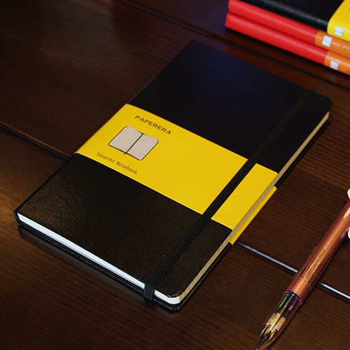 Journal Leather Hardcover - Kantor Klasik Sekolah Hardcover Kulit Band