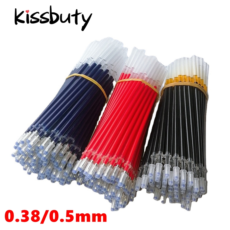 Gel Ink Pen Set - Pena Gel 0.38/0.5mm, isi ulang pena