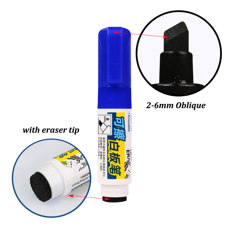 Whiteboard Marker Set - Spidol Penghapus Kering 4 Warna Dengan