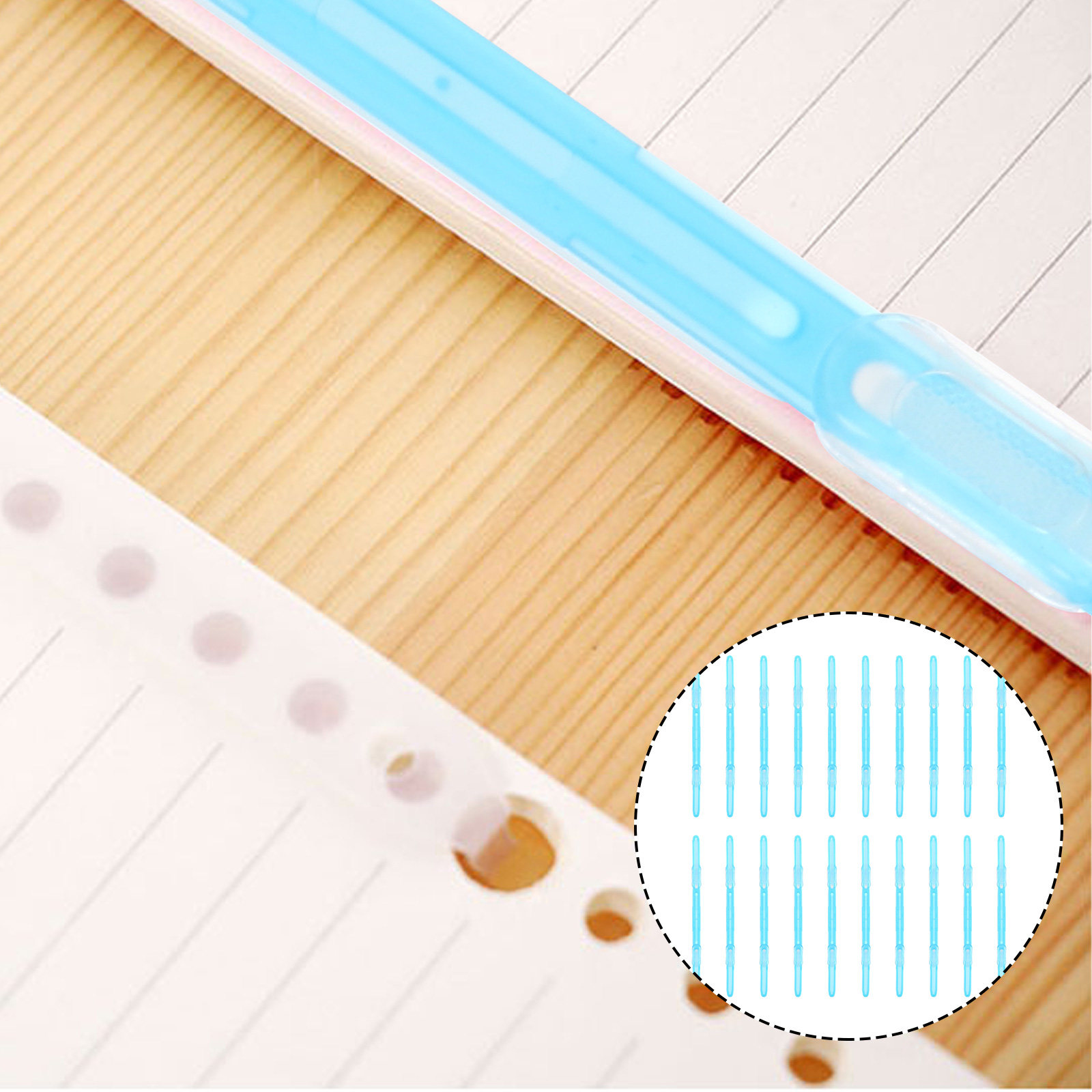 Ideal Stationery & Office Supply - 20 Buah Klip Alat Tulis Plastik,