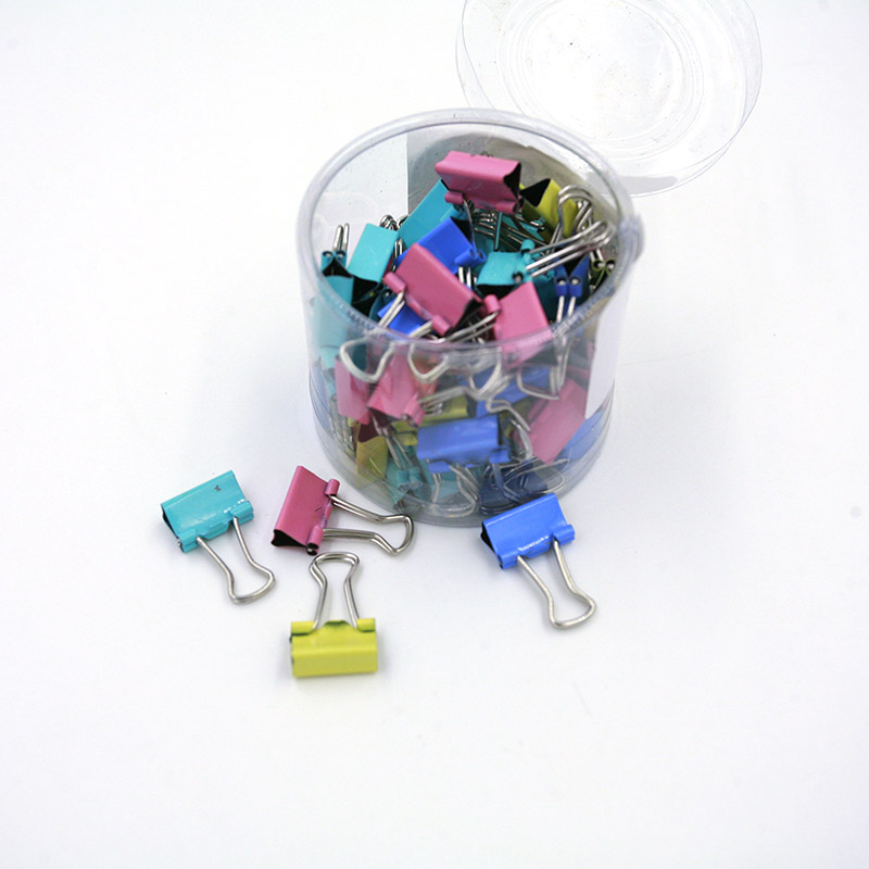Binder Clip Assorted - 60 Klip Penjepit Kertas Logam Mini