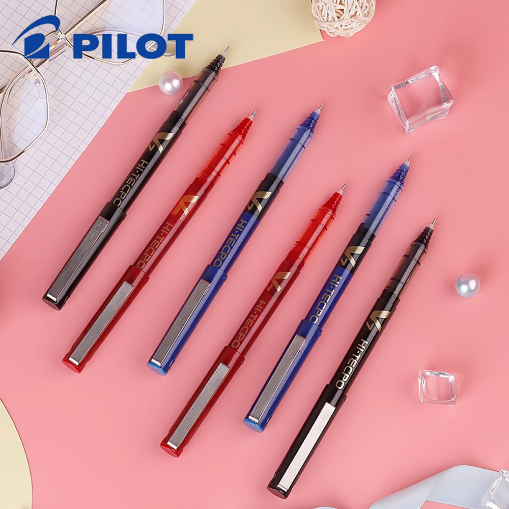Gel Ink Pen Set - 12Pcs Set Pulpen Gel PILOT BX-V7