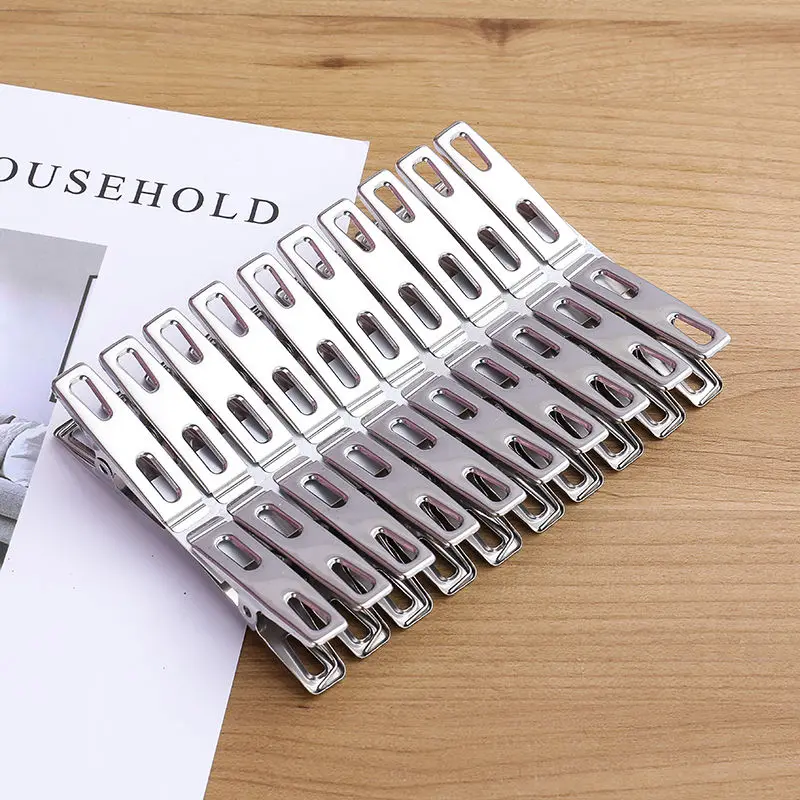 Binder Clip Assorted - 20 buah penjepit baju mulut datar