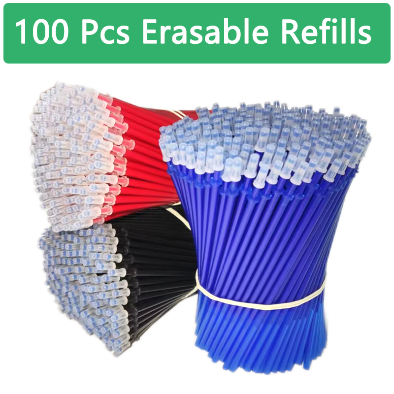 Gel Ink Pen Set - 100 buah/set pena Gel dapat dihapus
