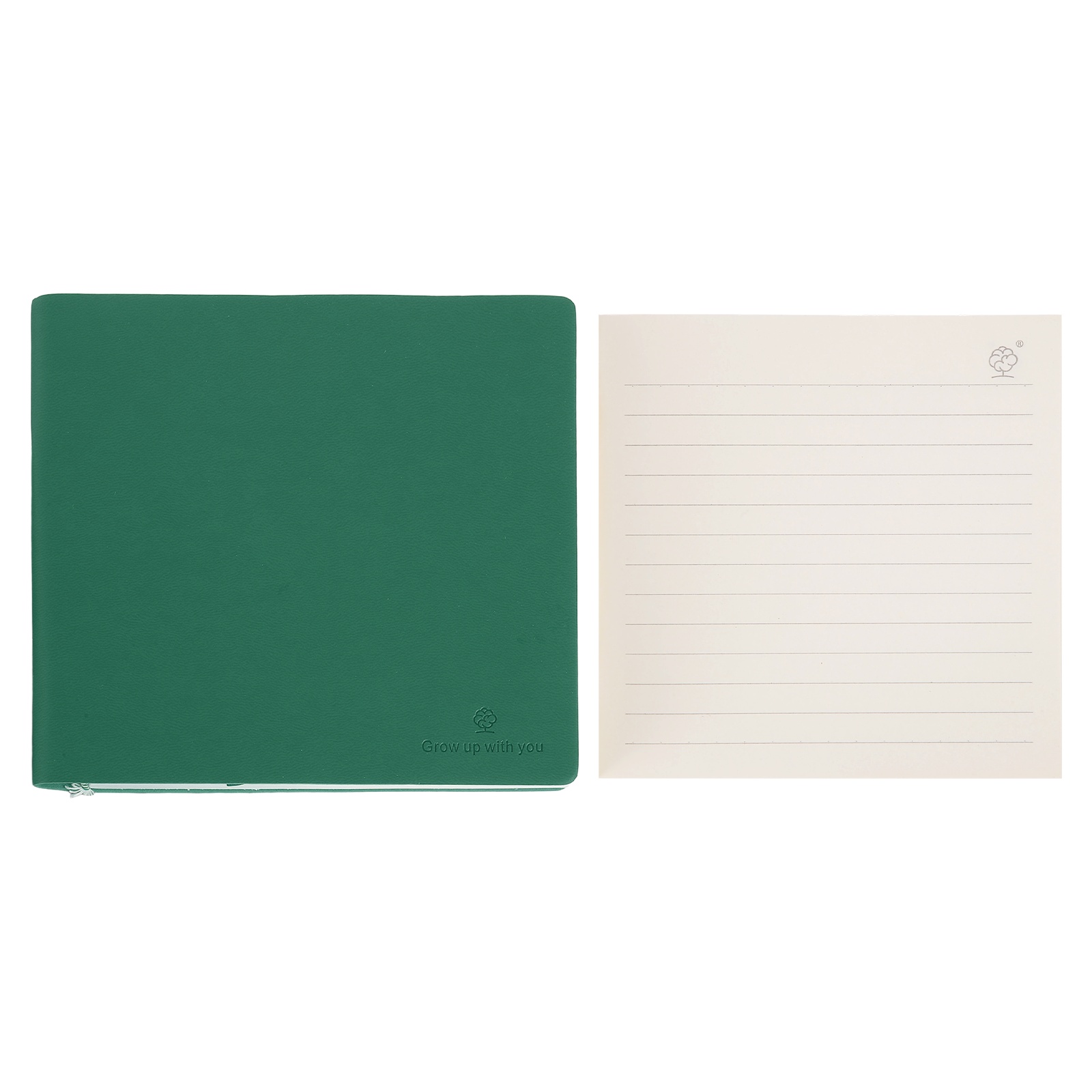 Journal Leather Hardcover - Buku Catatan Sampul Keras Persegi 6