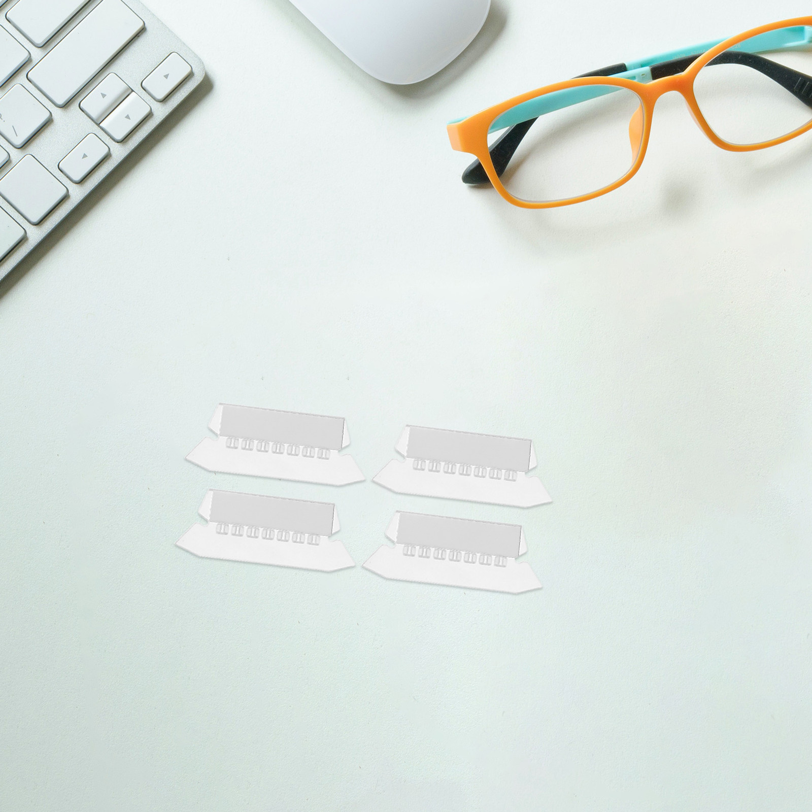 File Folder Hanging - 100Pcs Label Plastik Transparan untuk Folder