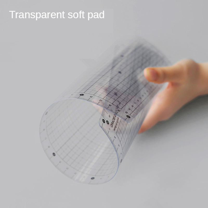 Transparan Penguasa Papan A4 B - Ruler Set Transparent ulasan dan harga