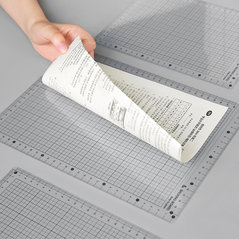 Transparan Penguasa Papan A4 B - Ruler Set Transparent ulasan dan harga