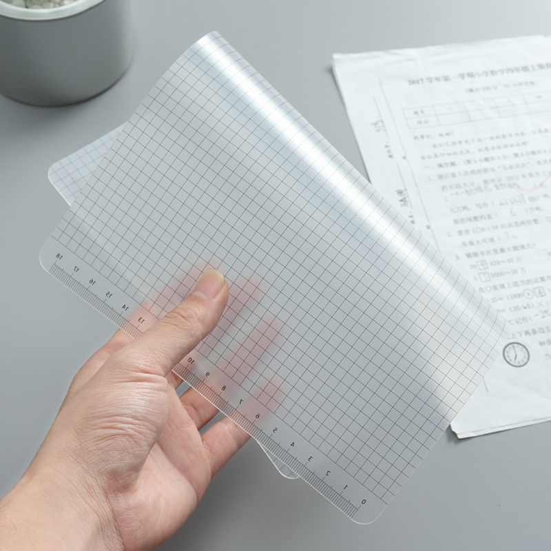 Transparan Penguasa Papan A4 B - Ruler Set Transparent ulasan dan harga