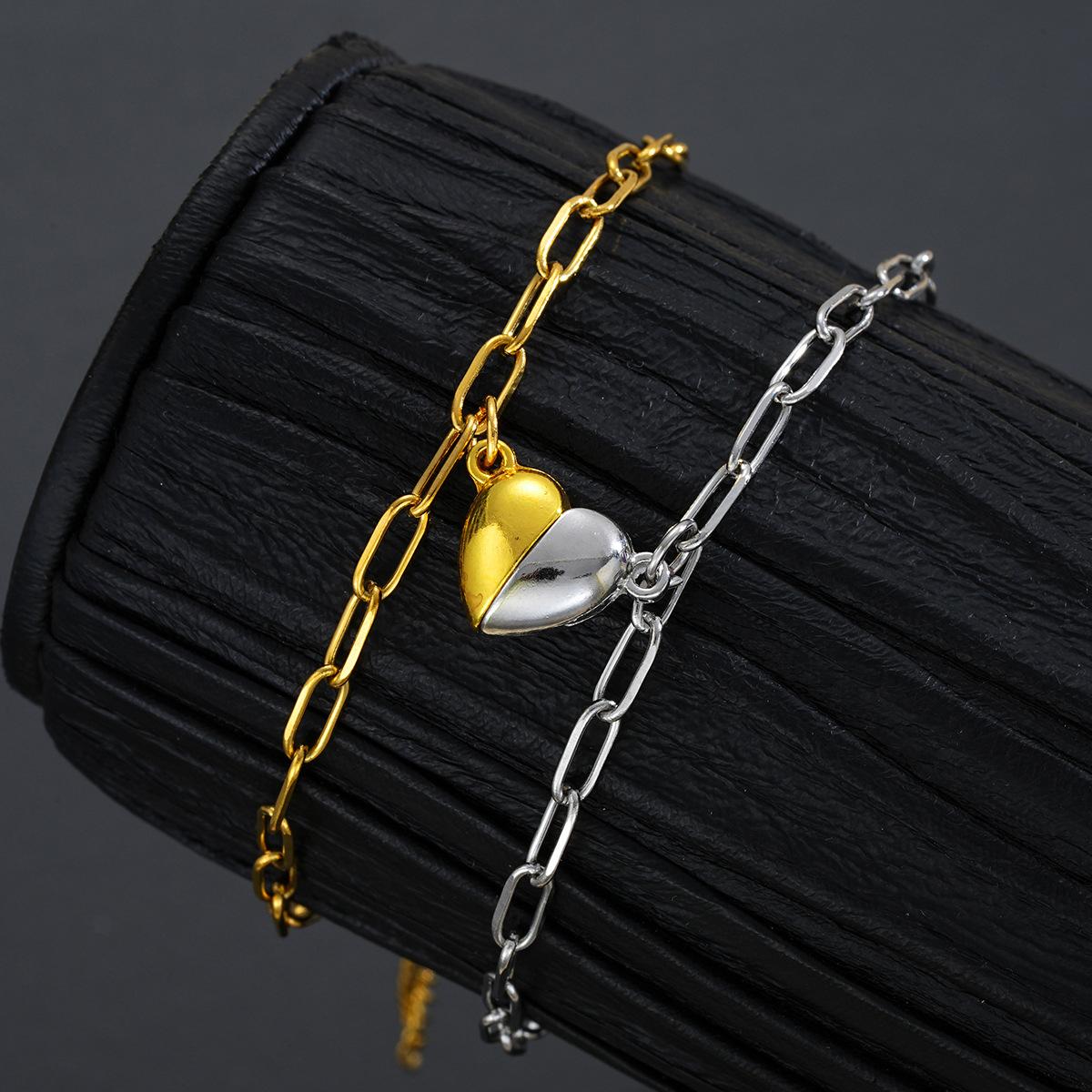 Gelang Pasangan Hati Magnetik, - Paperclip Magnetic Set ulasan dan harga