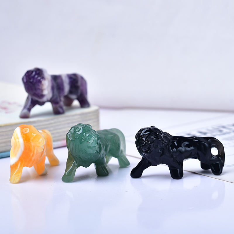 Singa Obsidian kristal alami.  - Lion Stationery & Office Supply(Kunshan)Co.Ltd ulasan dan harga