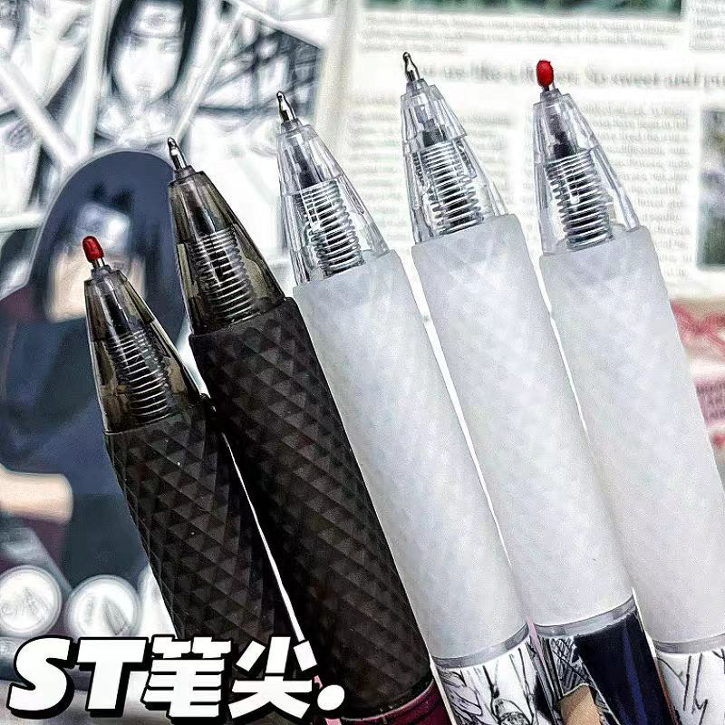 Pulpen Gel Anime Naruto Cetak  - Gel Ink Pen Set ulasan dan harga