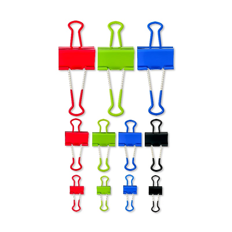 Klip Penjepit Kertas, Berbagai - Binder Clip Assorted ulasan dan harga
