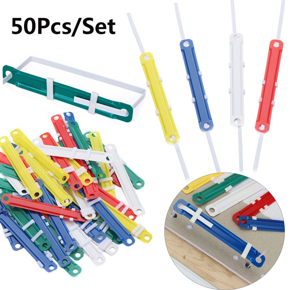 50 Buah/Set File Kertas Pengen - Binder Clip Assorted ulasan dan harga