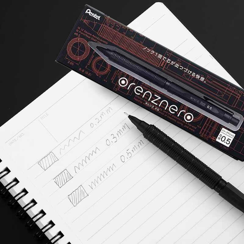 Pensil Profesional Pentel OREN - Pentel Pen Energel ulasan dan harga