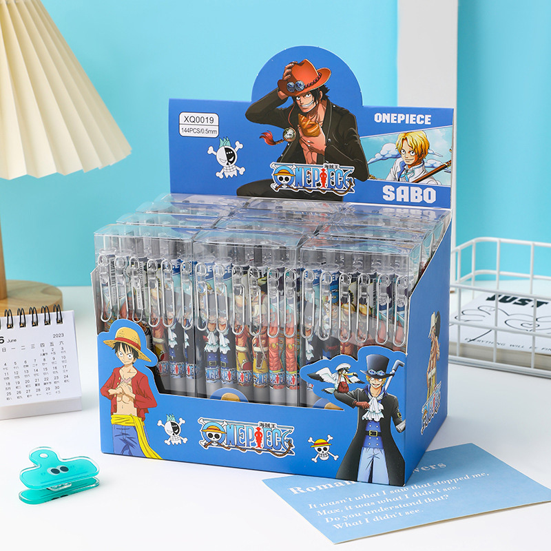 Anime One Piece 12/24 Buah Set - Gel Ink Pen Set ulasan dan harga