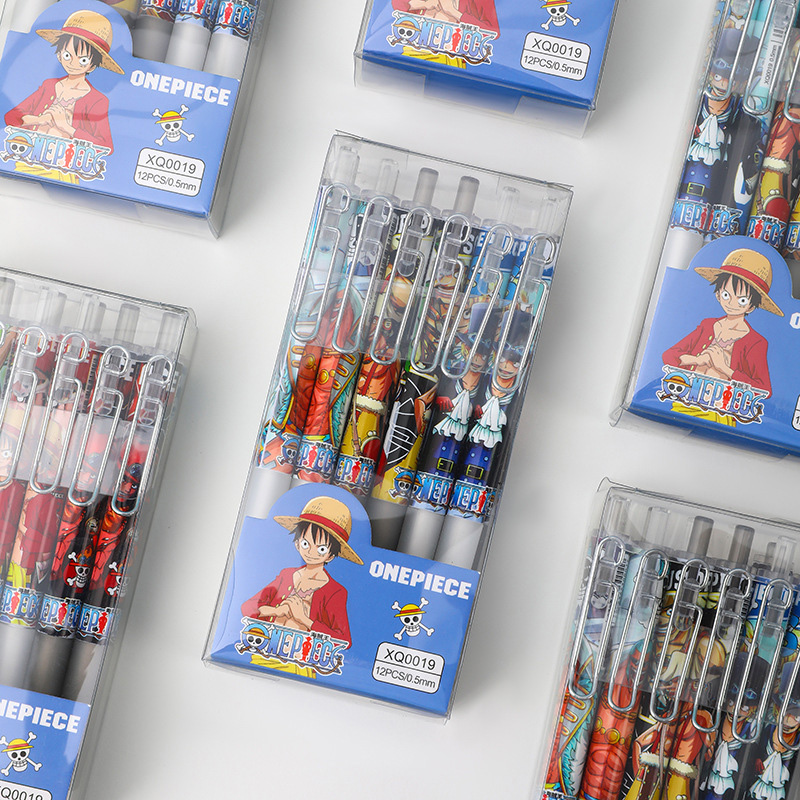 Anime One Piece 12/24 Buah Set - Gel Ink Pen Set ulasan dan harga
