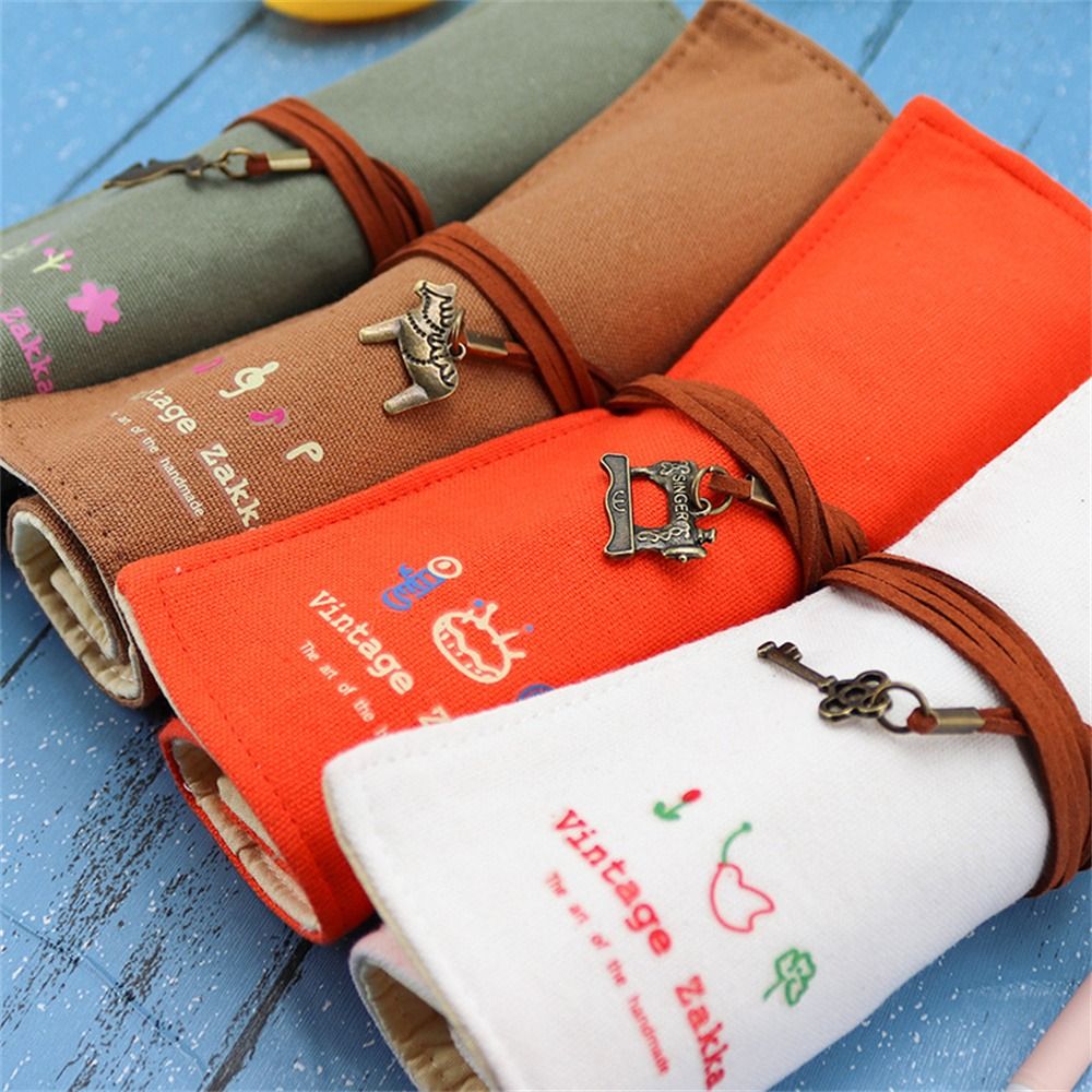 Kantong Pensil 12 Lubang, Tas  - Pen Pouch Roll ulasan dan harga