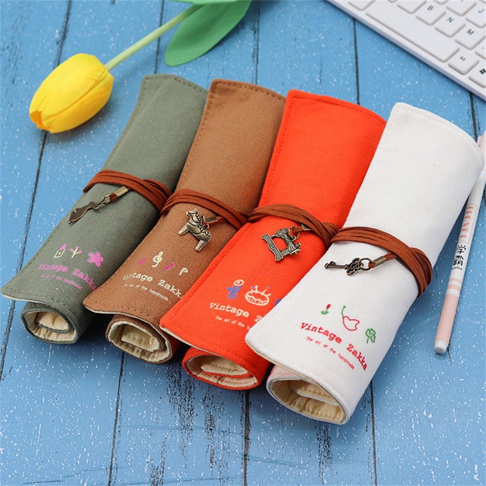 Kantong Pensil 12 Lubang, Tas  - Pen Pouch Roll ulasan dan harga
