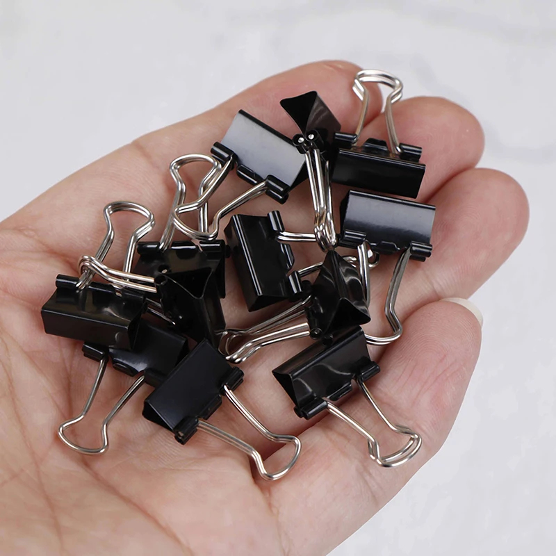 10-20 Buah Klip Kertas 19/25Mm - Binder Clip Assorted ulasan dan harga