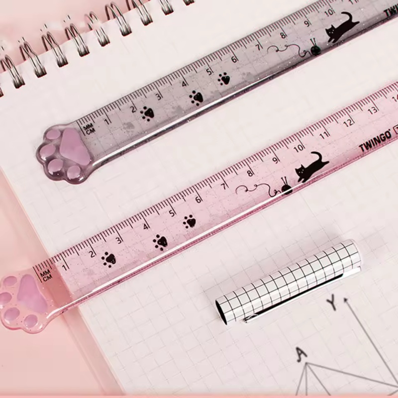 1 Buah Penggaris Desain Cakar  - Ruler Set Transparent ulasan dan harga