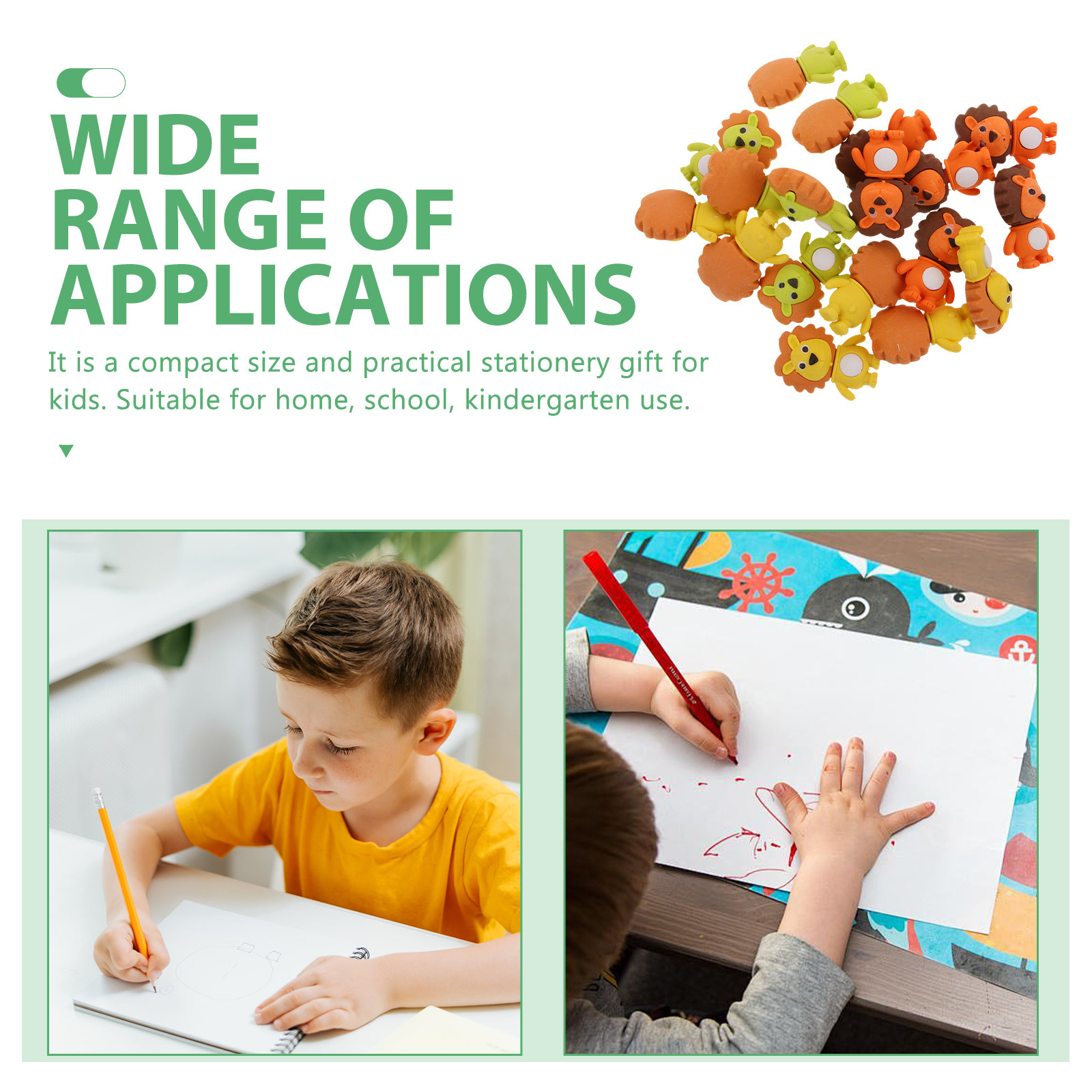 18 Buah Penghapus Berbentuk Si - Lion Stationery & Office Supply(Kunshan)Co.Ltd ulasan dan harga