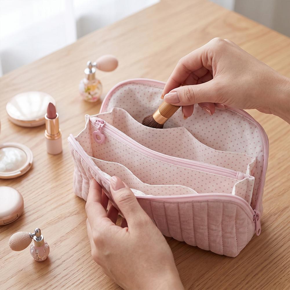 Kantong Pensil Bergaris Kapasi - Pencil Case Large ulasan dan harga
