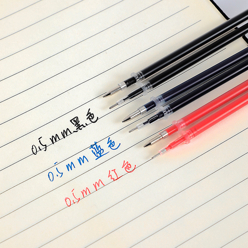 Pena Gel 0.38/0.5mm, isi ulang - Gel Ink Pen Set ulasan dan harga