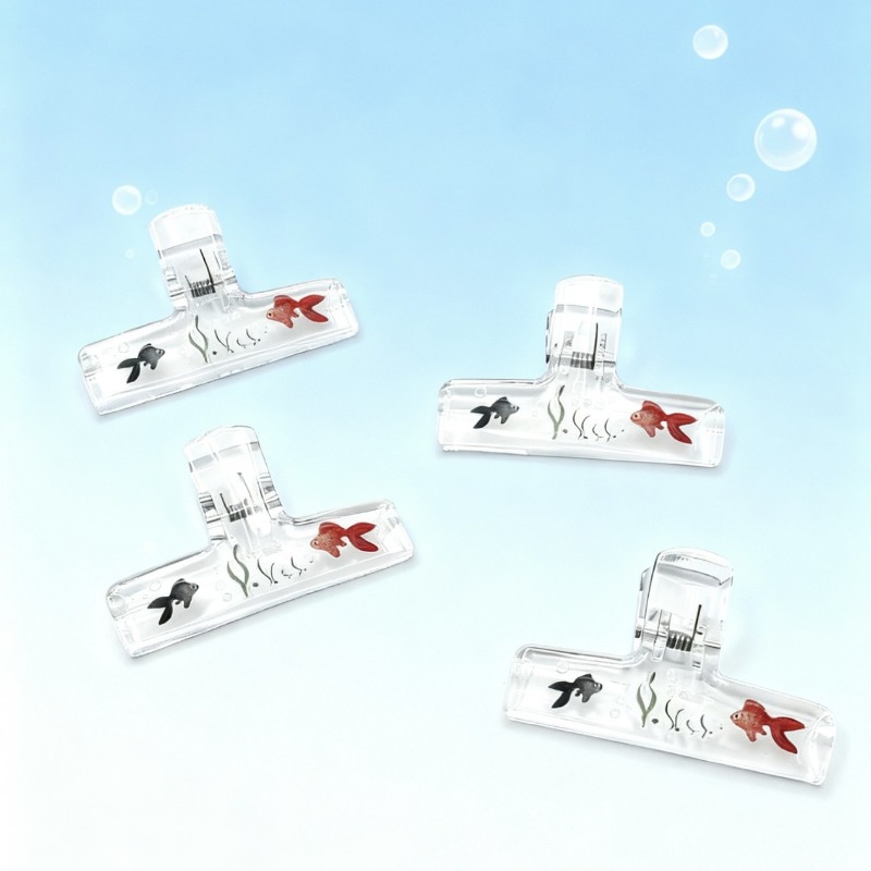 Klip Pengikat Akrilik Transpar - Binder Clip Assorted ulasan dan harga