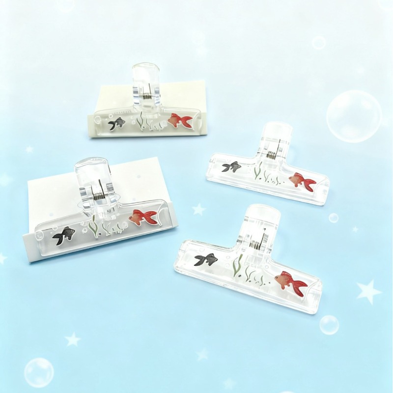 Klip Pengikat Akrilik Transpar - Binder Clip Assorted ulasan dan harga