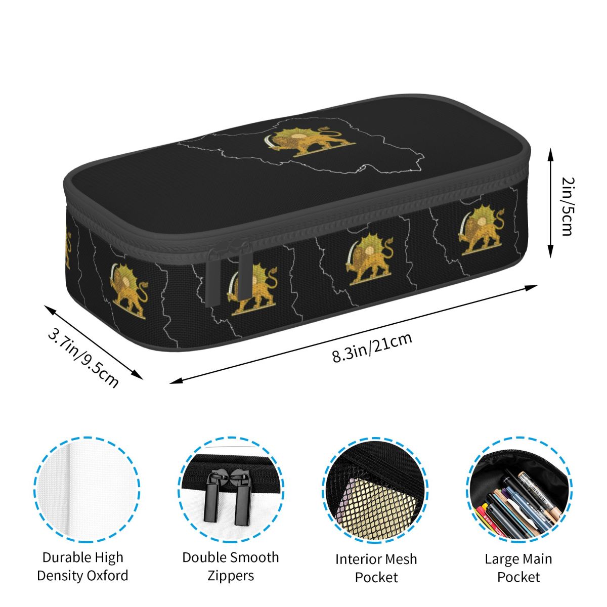 Kotak Pensil Iran Black Persia - Lion Stationery & Office Supply(Kunshan)Co.Ltd ulasan dan harga