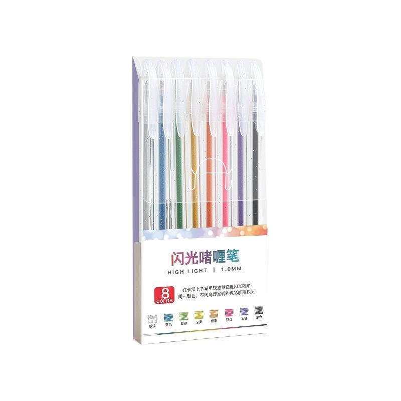 8/12/18 Warna Pulpen Gel Glitt - Gel Ink Pen Set ulasan dan harga