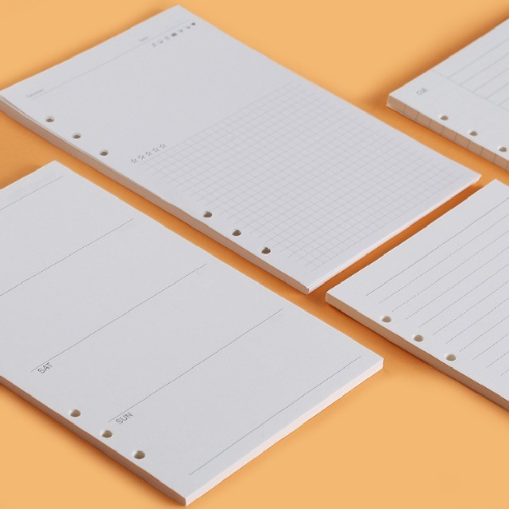 Isi Ulang Planner A5 A6 A7, 6  - Notebook Dotted A5 ulasan dan harga