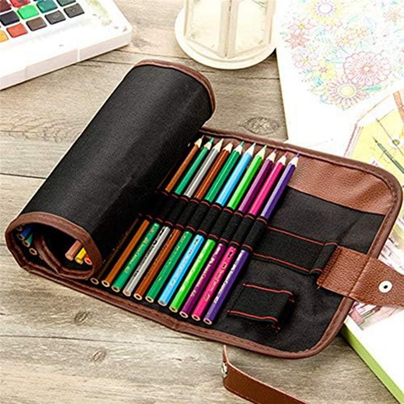 BHBL 24 Slot Tempat Pensil Gul - Pen Pouch Roll ulasan dan harga