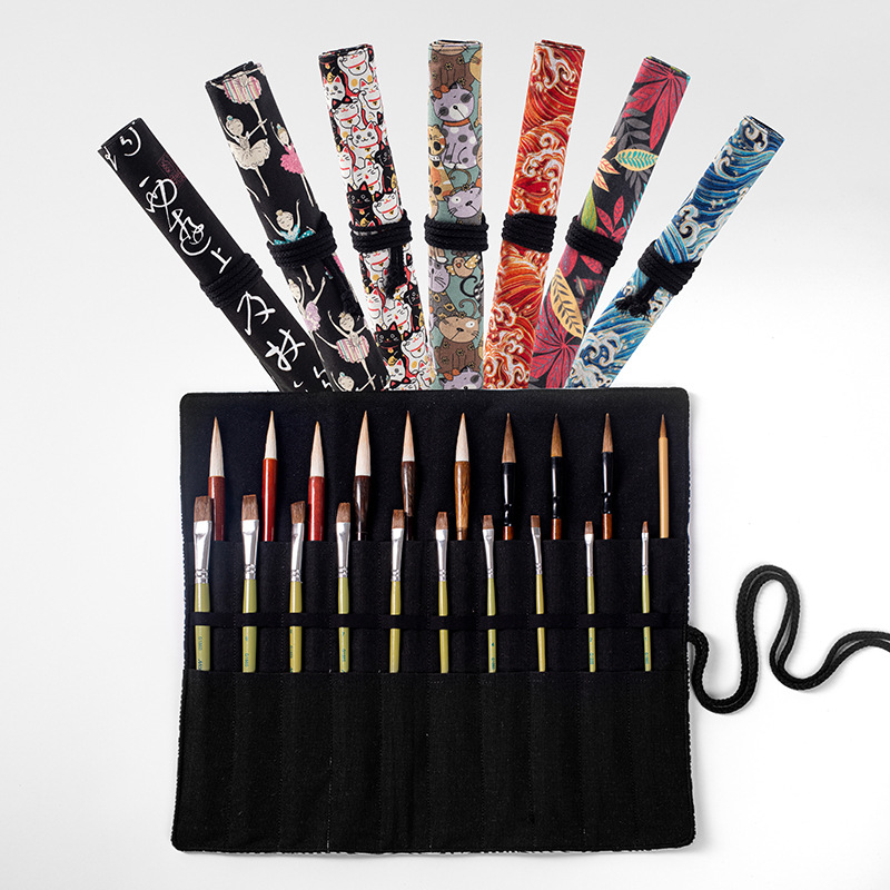 20 Lubang Roll Pensil Case Sek - Pen Pouch Roll ulasan dan harga