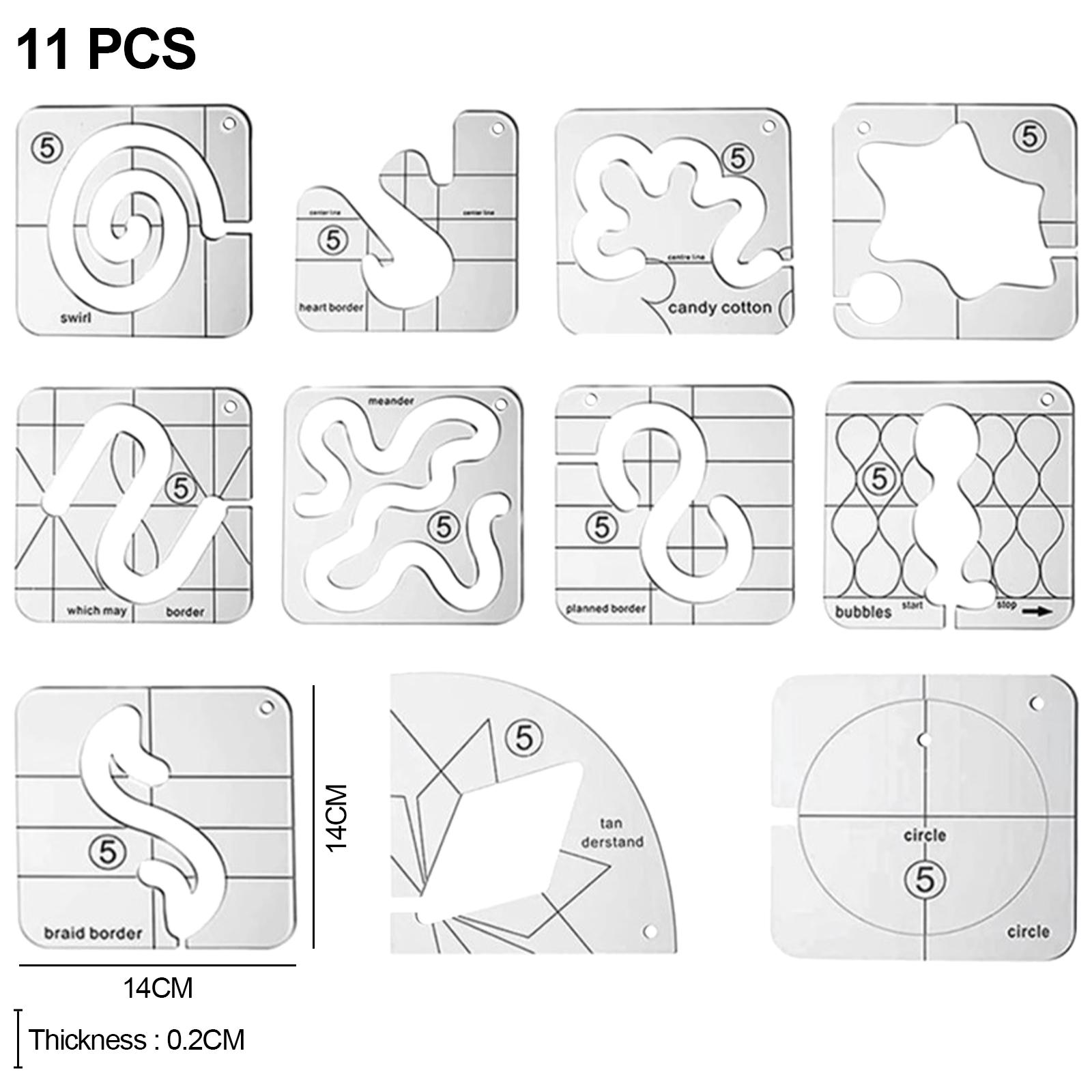 Set Penggaris Akrilik Transpar - Ruler Set Transparent ulasan dan harga