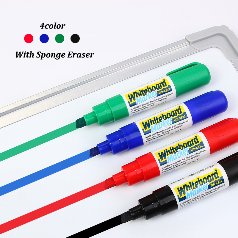 Spidol Penghapus Kering 4 Warn - Whiteboard Marker Set ulasan dan harga