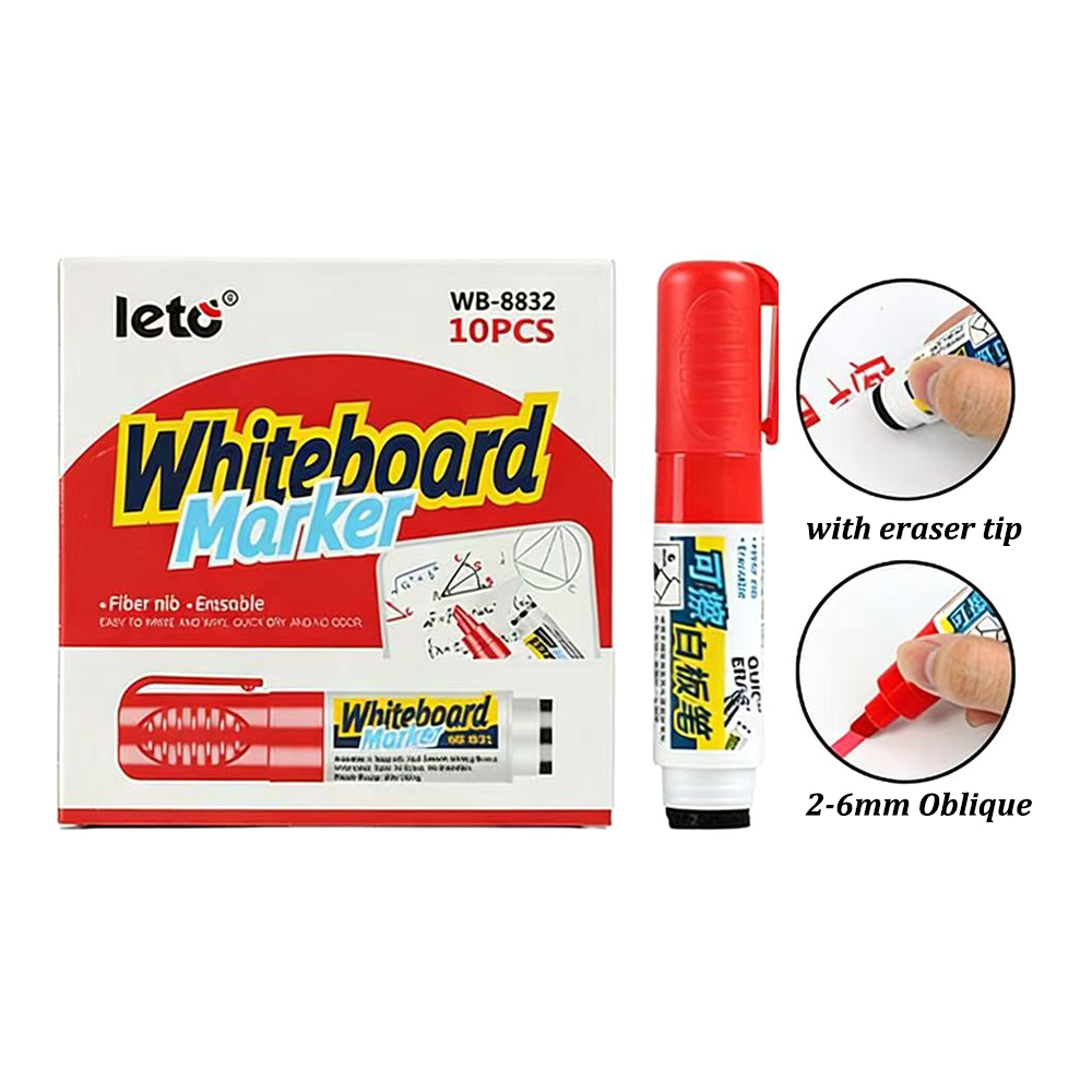Spidol Penghapus Kering 4 Warn - Whiteboard Marker Set ulasan dan harga