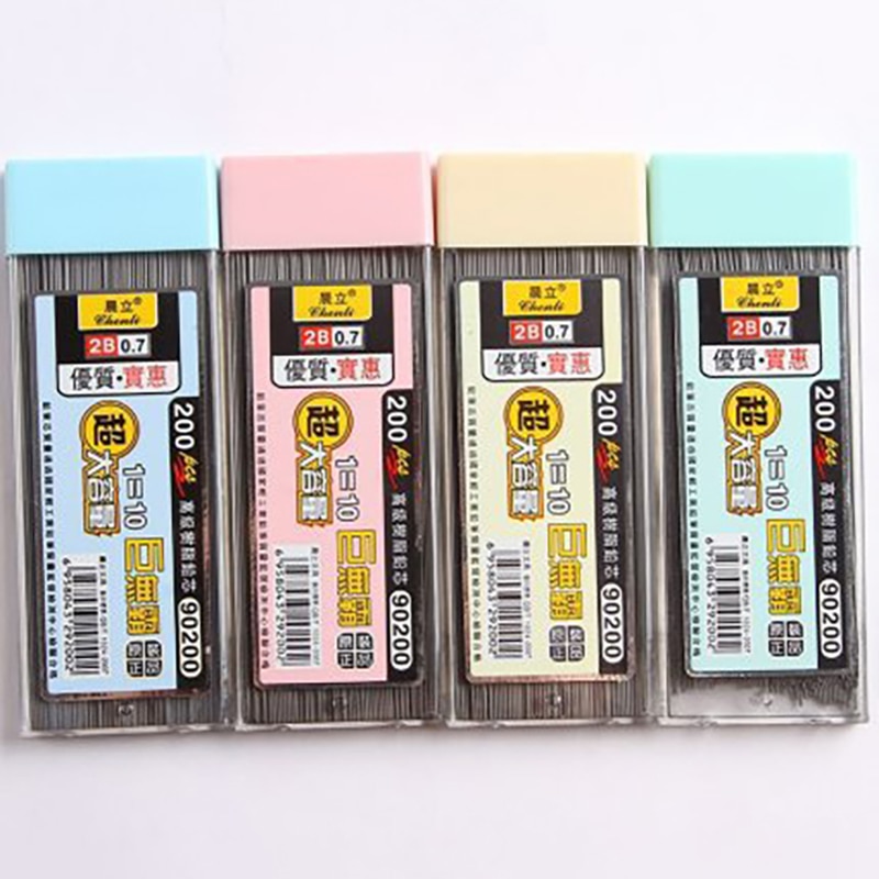 200 Buah 0.5/0.7Mm Pensil Meka - Mechanical Pencil Lead ulasan dan harga