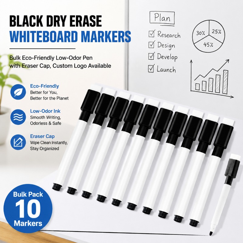 Spidol Papan Tulis Hitam yang  - Whiteboard Marker Set ulasan dan harga