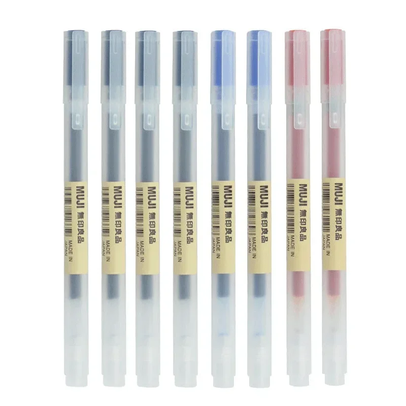 6/8 Buah/Set Pena Gel MUJIs Hi - Gel Ink Pen Set ulasan dan harga