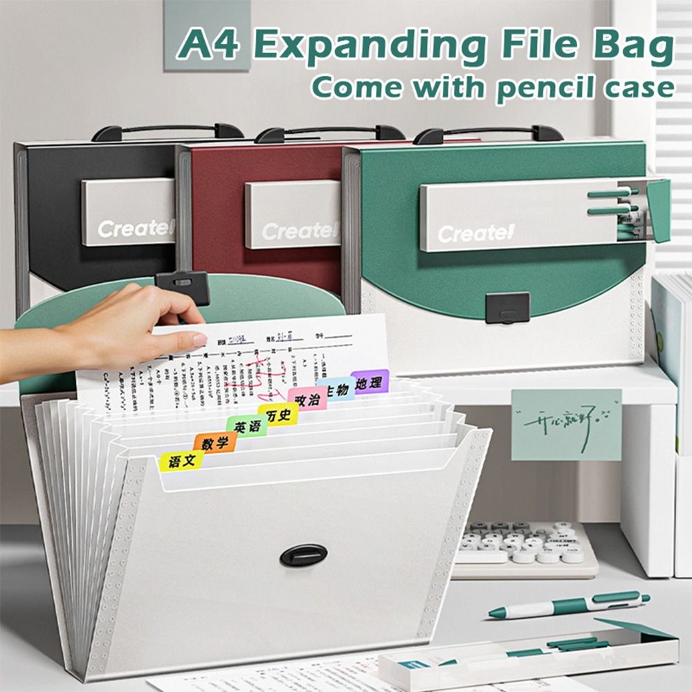 Tas File Ekspansi PP Tahan Air - Pencil Case Large ulasan dan harga