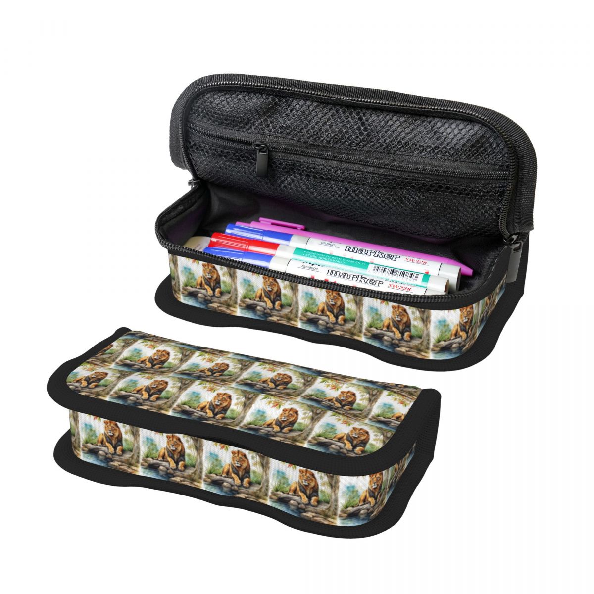 Kotak Pensil Singa Di Hutan un - Lion Stationery & Office Supply(Kunshan)Co.Ltd ulasan dan harga