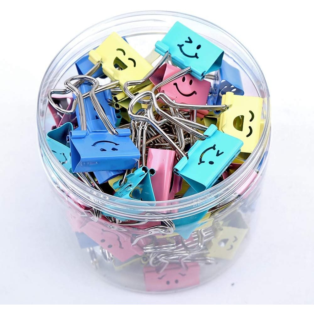 80 Buah Klip Binder Beraneka R - Binder Clip Assorted ulasan dan harga