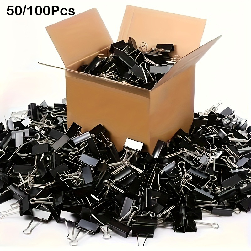 Klip Binder Berwarna & Hitam,  - Binder Clip Assorted ulasan dan harga