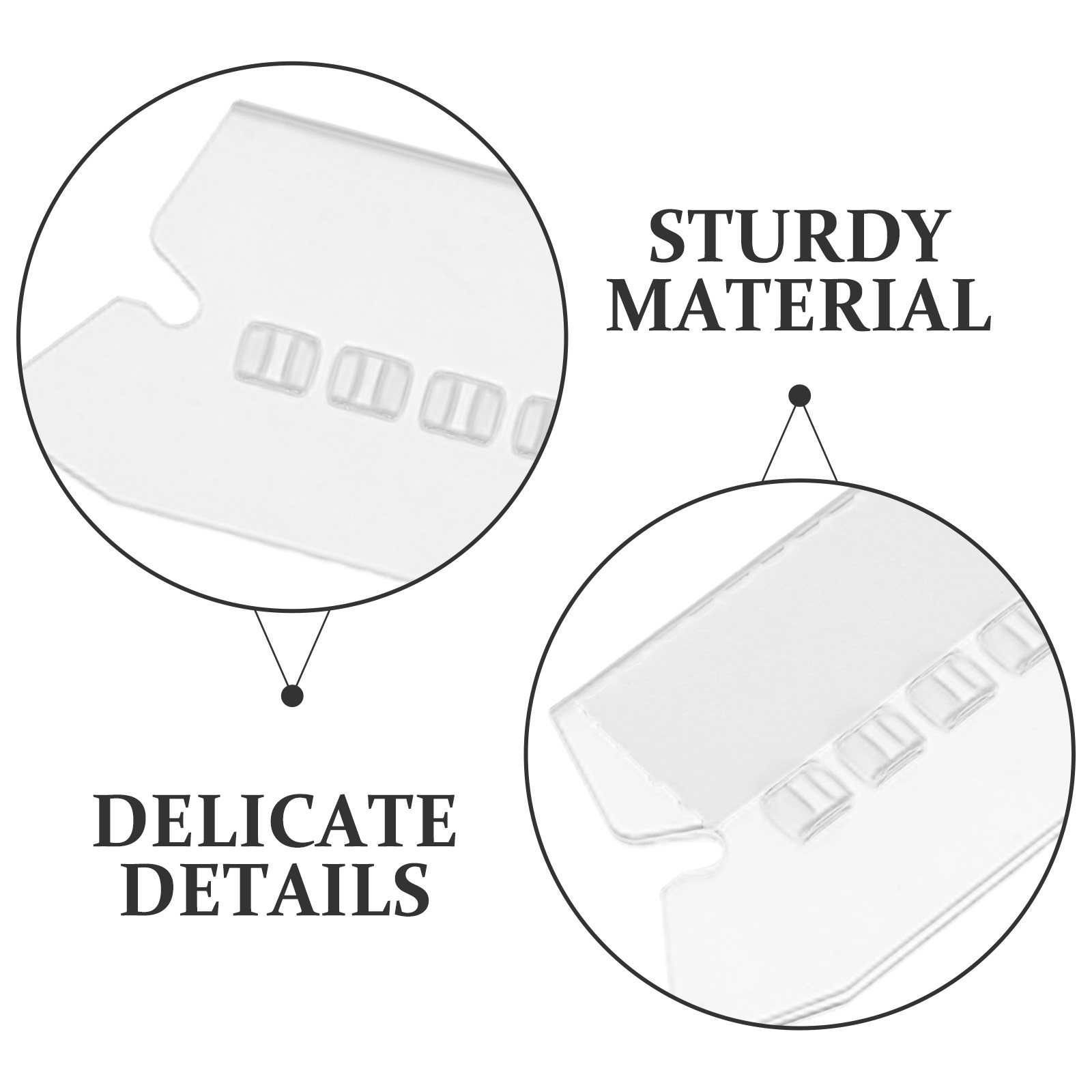 100Pcs Label Plastik Transpara - File Folder Hanging ulasan dan harga