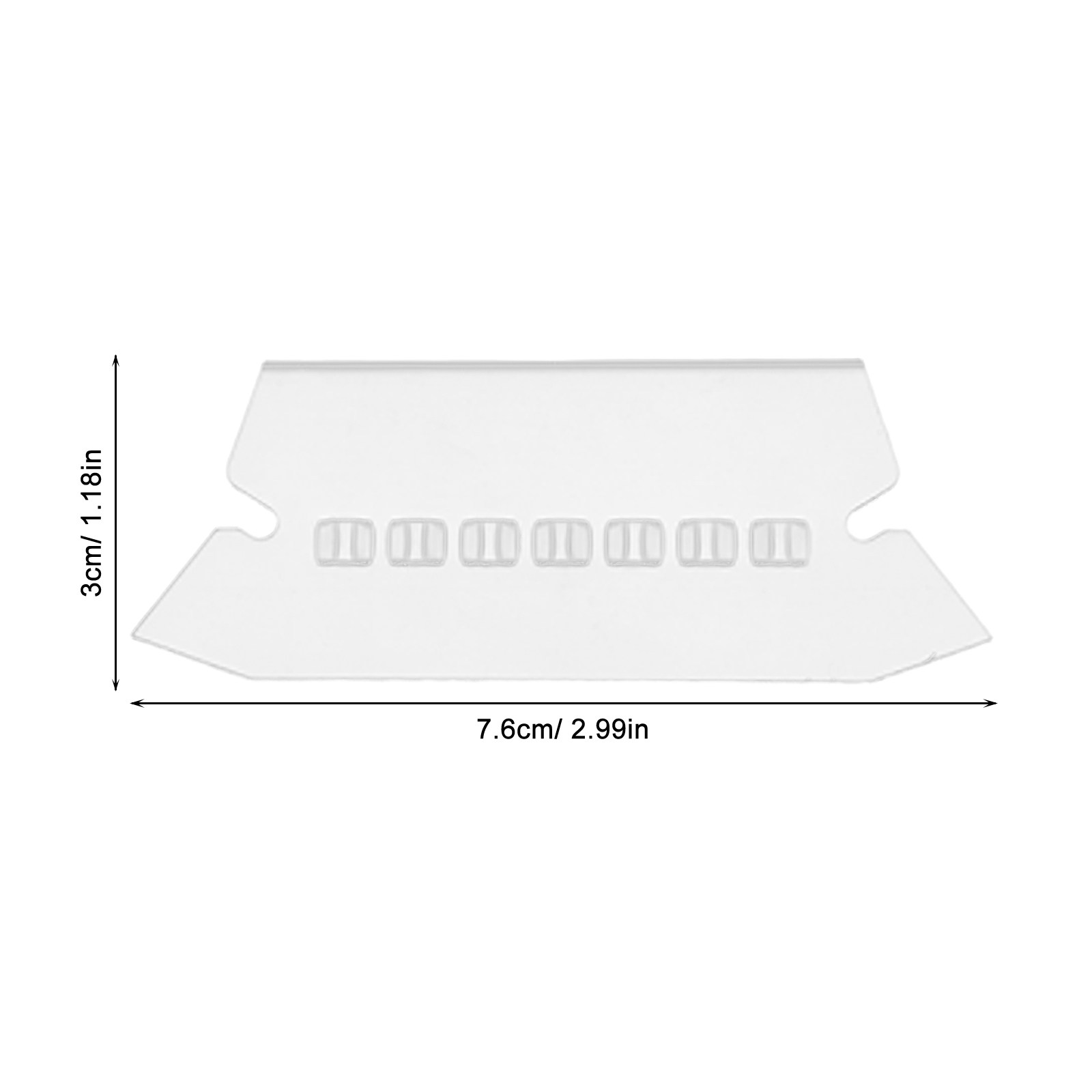 100Pcs Label Plastik Transpara - File Folder Hanging ulasan dan harga